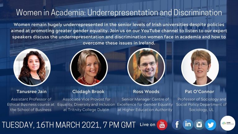 Women in Academia: Underrepresentation and Discrimination