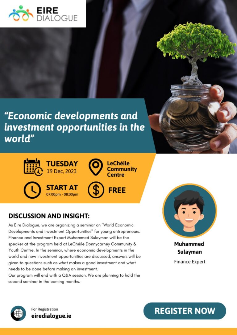 Economic developments and investmenr opportunities in the world